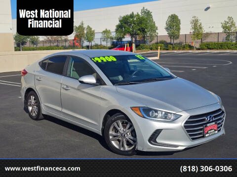 2017 Hyundai Elantra for sale at West National Financial in Van Nuys CA