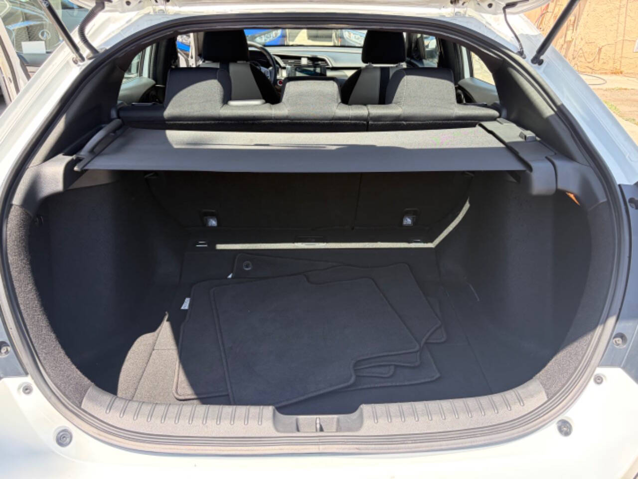White 2017 Honda Civic EX EX 4dr Hatchback 20
