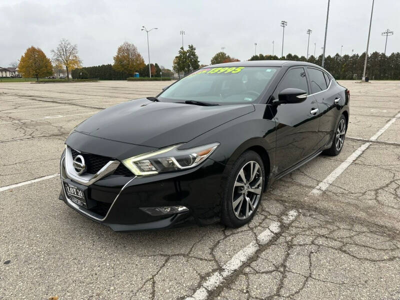 2016 Nissan Maxima for sale at Lot 31 Auto Sales in Kenosha WI