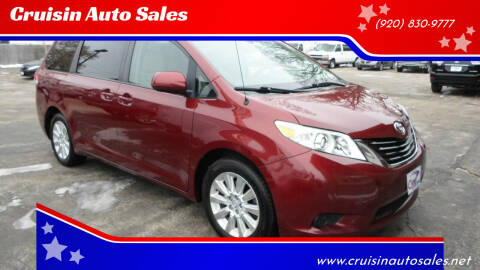 2014 Toyota Sienna for sale at Cruisin Auto Sales in Appleton WI