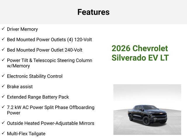 2026 Chevrolet Silverado EV LT
