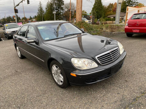 2003 Mercedes-Benz S-Class for sale at KARMA AUTO SALES in Federal Way WA