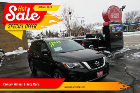 2017 Nissan Pathfinder for sale at Ramsey Motors & Auto Care in Milwaukee WI