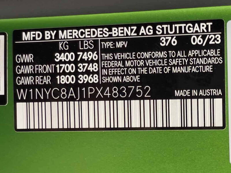 2023 Mercedes-Benz G-Class AMG G 63 4x4 Squared