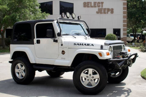 1998 Jeep Wrangler for sale at SELECT JEEPS INC in League City TX