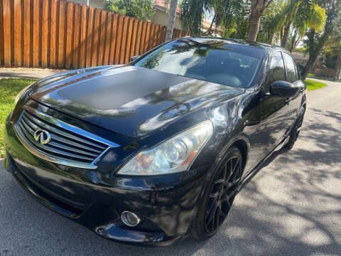 2012 Infiniti G37 Sedan for sale at N-X-CESS Motorsports Inc in Hollywood FL