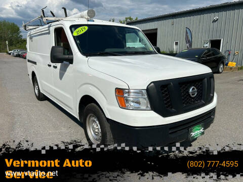 2019 Nissan NV for sale at Vermont Auto Service in South Burlington VT