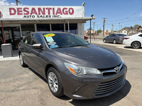 2017 Toyota Camry for sale at DESANTIAGO AUTO SALES in Yuma AZ