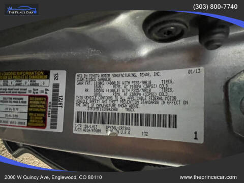 2013 Toyota Tundra Grade