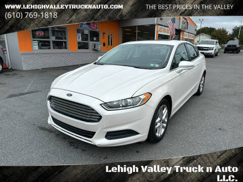 2013 Ford Fusion for sale at Lehigh Valley Truck n Auto LLC. in Schnecksville PA