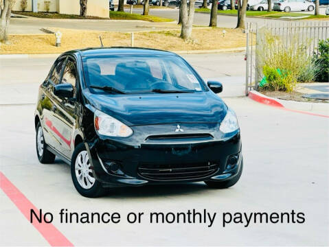 2015 Mitsubishi Mirage for sale at Texas Drive Auto in Dallas TX