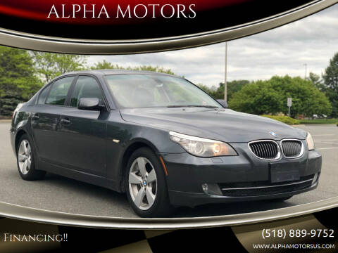 2008 BMW 5 Series for sale at ALPHA MOTORS in Troy NY