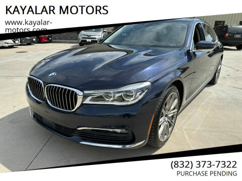 2016 BMW 7 Series for sale at KAYALAR MOTORS in Houston TX