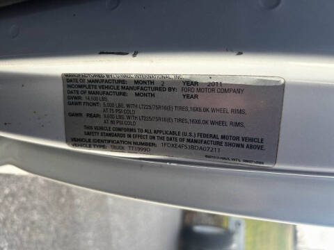 2011 Ford E-Series E-450 SD