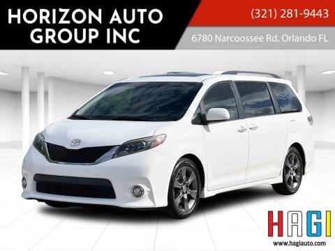 2016 Toyota Sienna for sale at Horizon Auto Group, Inc. in Orlando FL