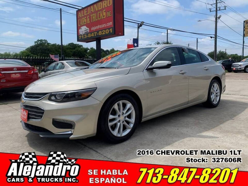2016 Chevrolet Malibu for sale at Alejandro Cars & Trucks Inc in Houston TX