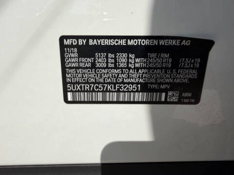 2019 BMW X3 sDrive30i