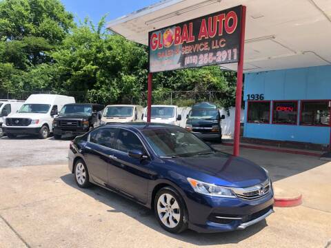 2017 Honda Accord for sale at Global Auto Sales and Service in Nashville TN