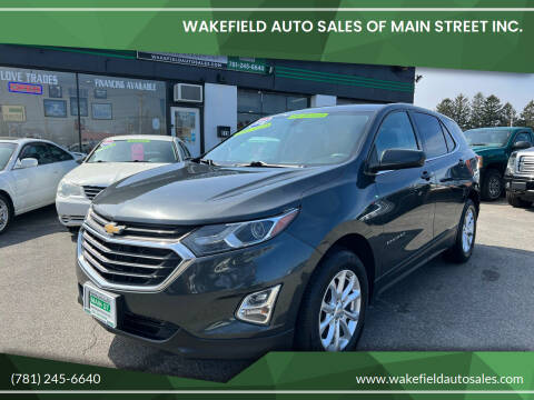 2018 Chevrolet Equinox for sale at Wakefield Auto Sales of Main Street Inc. in Wakefield MA