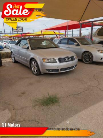 2003 Audi A4 for sale at ST Motors in El Paso TX