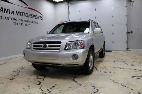 2005 Toyota Highlander for sale at Atlanta Motorsports in Roswell GA