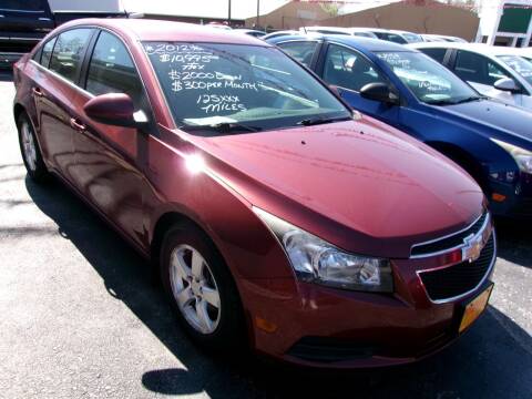 2012 Chevrolet Cruze for sale at River City Auto Sales in Cottage Hills IL