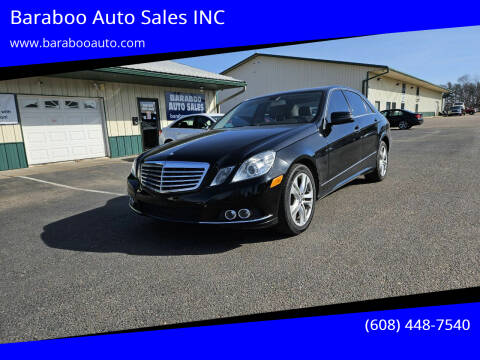 2011 Mercedes-Benz E-Class for sale at Baraboo Auto Sales INC in Baraboo WI