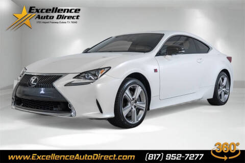 2015 Lexus RC 350 for sale at Excellence Auto Direct in Euless TX