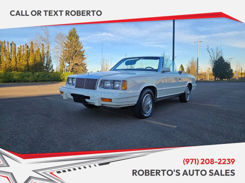 1986 Chrysler Le Baron