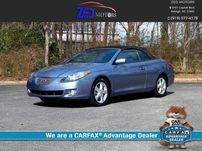 2006 Toyota Camry Solara for sale at Zed Motors in Raleigh NC