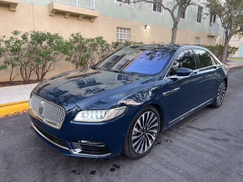 2018 Lincoln Continental for sale at CarMart of Broward in Lauderdale Lakes FL