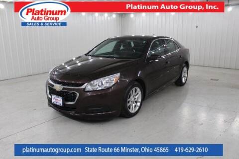 2015 Chevrolet Malibu for sale at Platinum Auto Group Inc. in Minster OH
