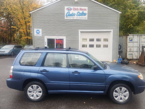 2008 Subaru Forester for sale at Chris Nacos Auto Sales in Derry NH