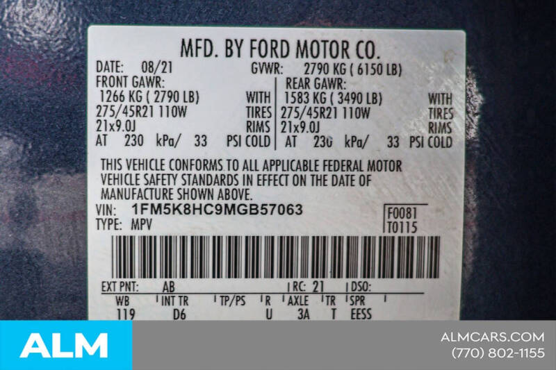 2021 Ford Explorer Platinum