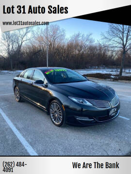2013 Lincoln MKZ Hybrid for sale at Lot 31 Auto Sales in Kenosha WI