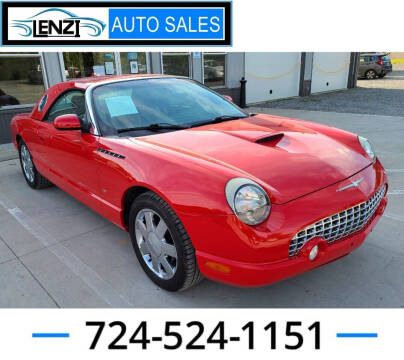 2002 Ford Thunderbird for sale at LENZI AUTO SALES LLC in Sarver PA