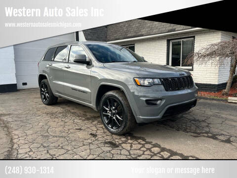 2021 Jeep Grand Cherokee for sale at Western Auto Sales Inc in Farmington Hills MI