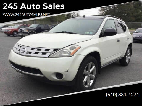 2006 Nissan Murano for sale at 245 Auto Sales in Pen Argyl PA