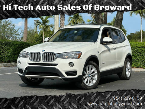 2017 BMW X3 for sale at Hi Tech Auto Sales Of Broward in Hollywood FL