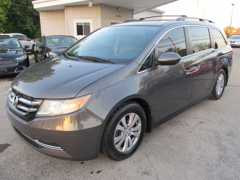 Used 2015 Honda Odyssey EX-L with VIN 5FNRL5H6XFB025373 for sale in Hilliard, OH