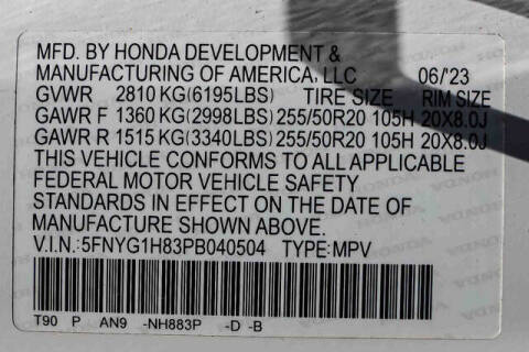 2023 Honda Pilot Elite