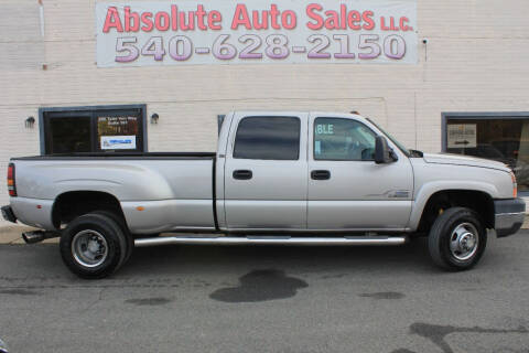2007 Chevrolet Silverado 3500 Classic for sale at Absolute Auto Sales in Fredericksburg VA