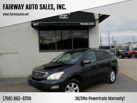 2004 Lexus RX 330 for sale at FAIRWAY AUTO SALES, INC. in Melrose Park IL