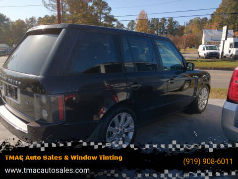 2009 Land Rover Range Rover for sale at TMAC Auto Sales & Window Tinting in Durham NC