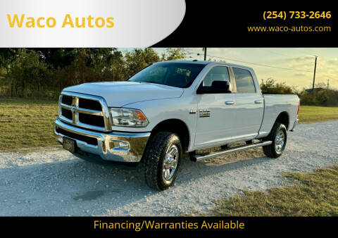 2018 RAM 2500 for sale at Waco Autos in Lorena TX