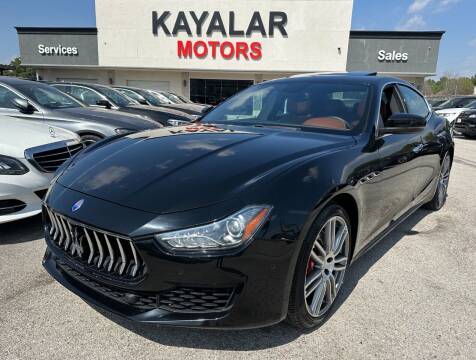 2018 Maserati Ghibli for sale at KAYALAR MOTORS in Houston TX