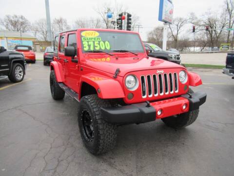 2017 Jeep Wrangler Unlimited for sale at Auto Land Inc in Crest Hill IL