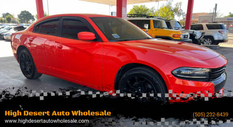 2016 Dodge Charger for sale at High Desert Auto Wholesale in Albuquerque NM