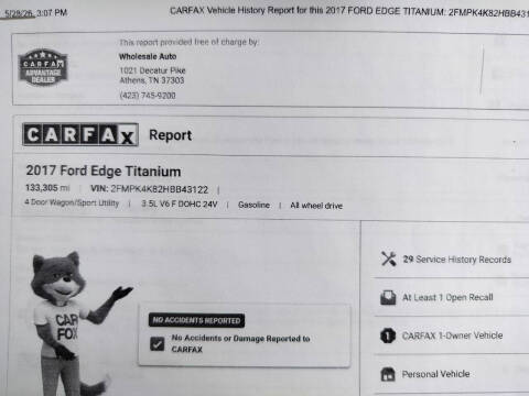 2017 Ford Edge Titanium