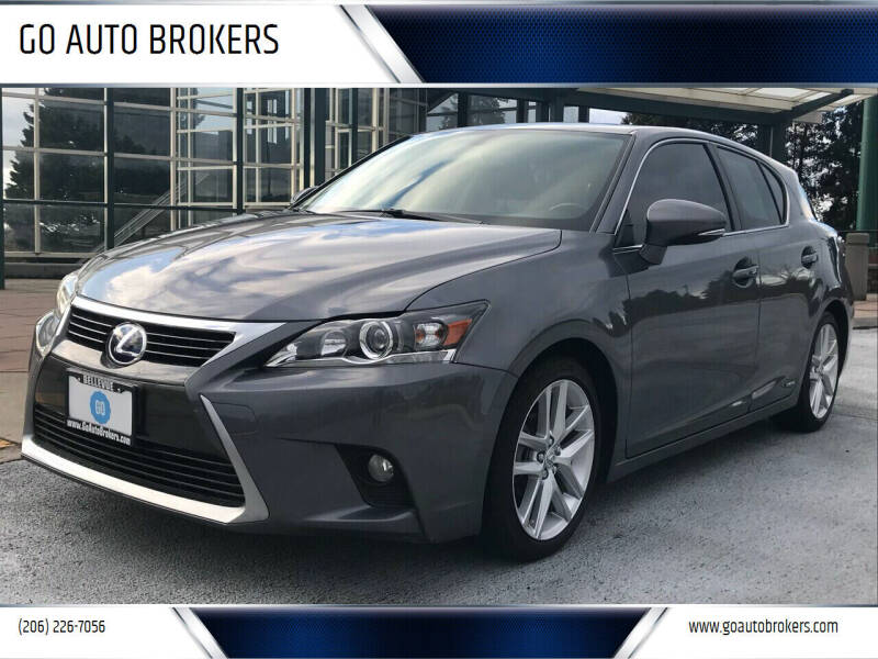2015 Lexus CT 200h for sale at GO AUTO BROKERS in Bellevue WA